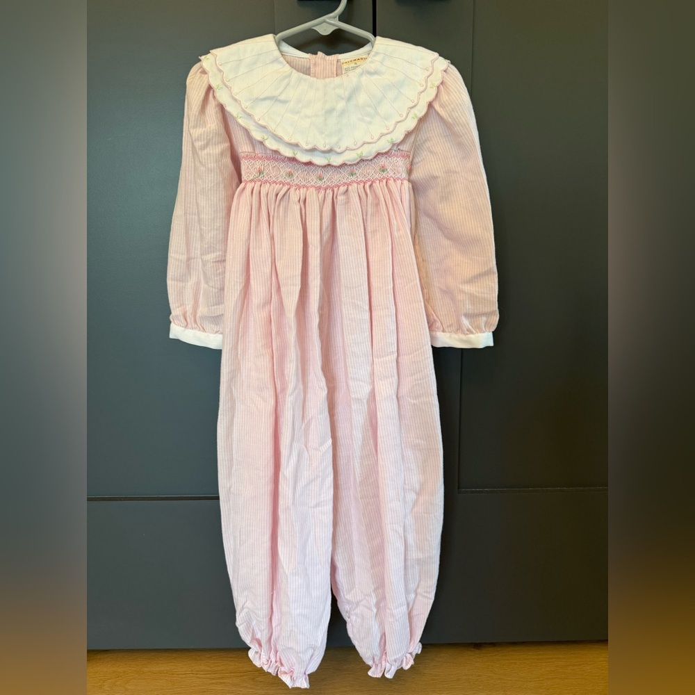 Vintage Friemanit Girls Jumpsuit Perfect for Special Event Holiday Christening